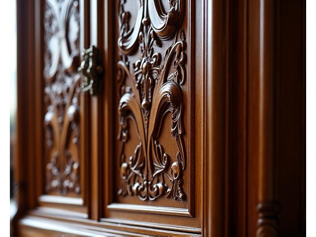 Cabinet en bois massif