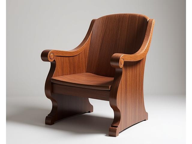 Chaise sculptée à la main